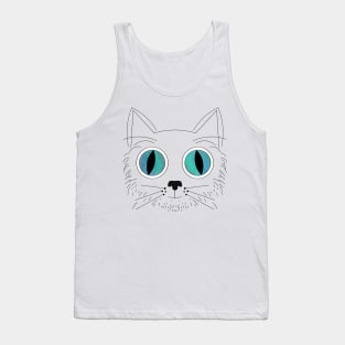 Big Eyed Cat V7 Tank Top